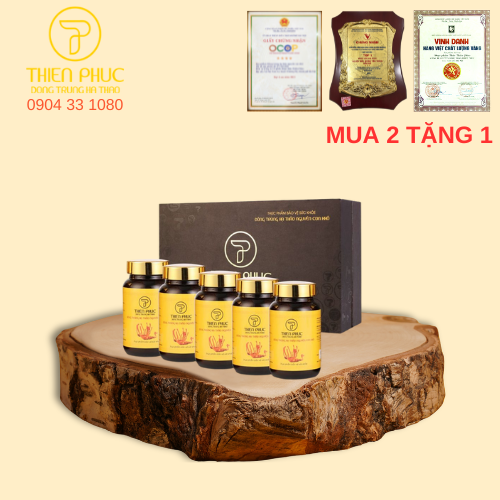 Đông trùng hạ thảo con khô 25g Thiên Phúc bổ thận, bổ phổi, tăng cường sức đề kháng