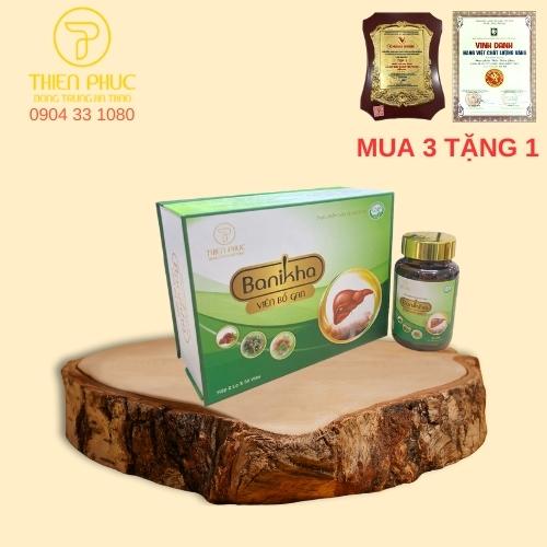 Viên bổ gan Banikha Thiên Phúc hỗ trợ giải độc gan hiệu quả