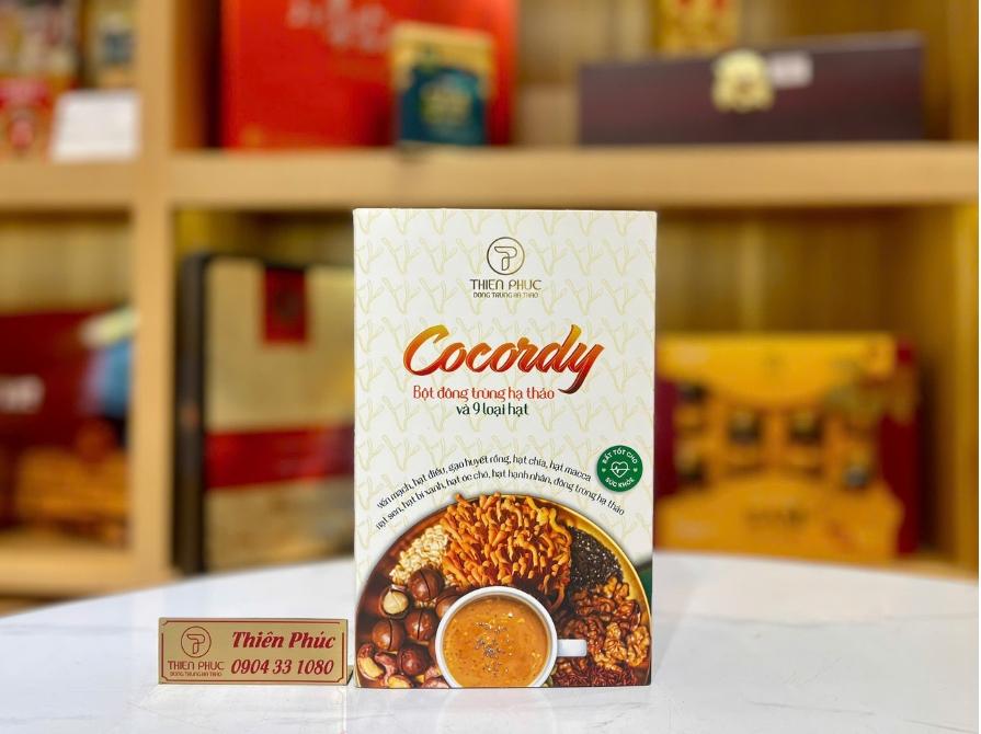 Hộp bột đông trùng hạ thảo Cocordy Thiên Phúc chính hãng