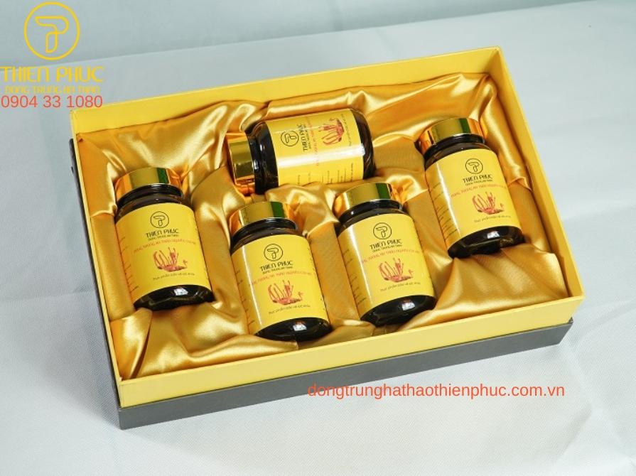 Hộp đông trùng hạ thảo nguyên con khô 25g